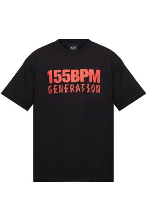 Black cotton T-shirt 44 LABEL GROUP | B0030556FA582P605